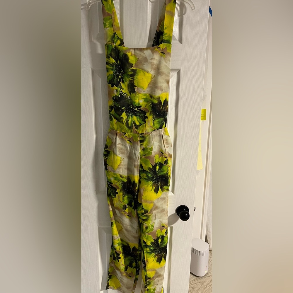 Tropical print jumpsuit - made by local LA designer. Size M.
